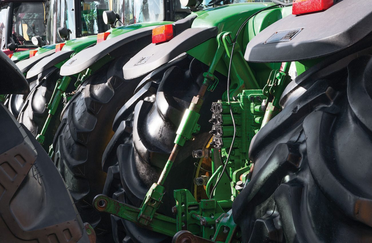 Agricultural vehicle stock verification